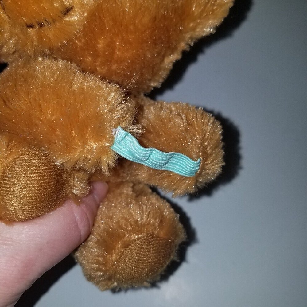 FTD Brown Teddy Bear Plush Small 6" Stuffed Animal Toy Elastic Band Gift - Picture 6 of 7